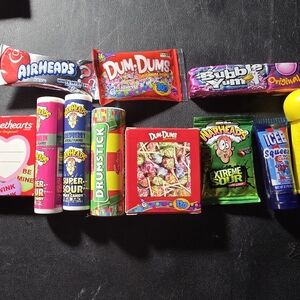 Mini Brands Food Lot Candy Gum Pez Airheads Sweethearts Warheads Suckers ICEE